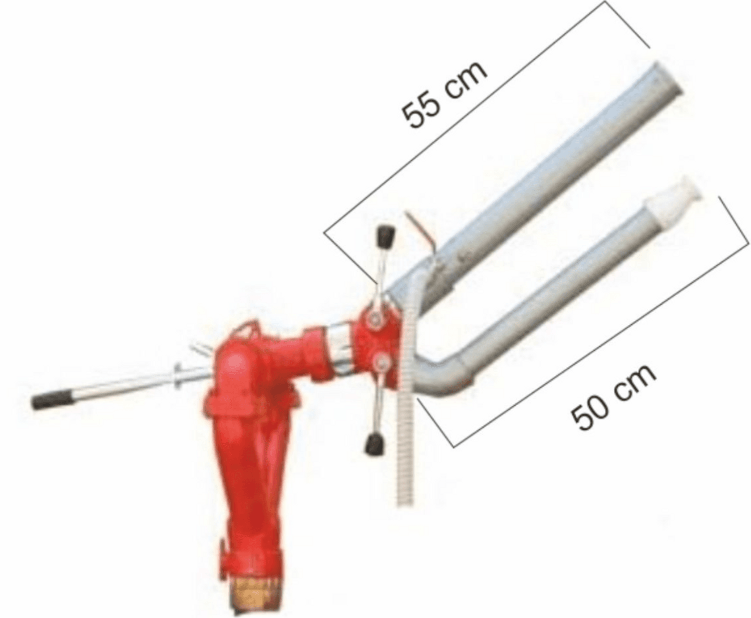 SU VE KOPUK MONITORU ALUMINYUM SABIT CIFT NAMLULU 1200 LT/DK 2½" TdrTr