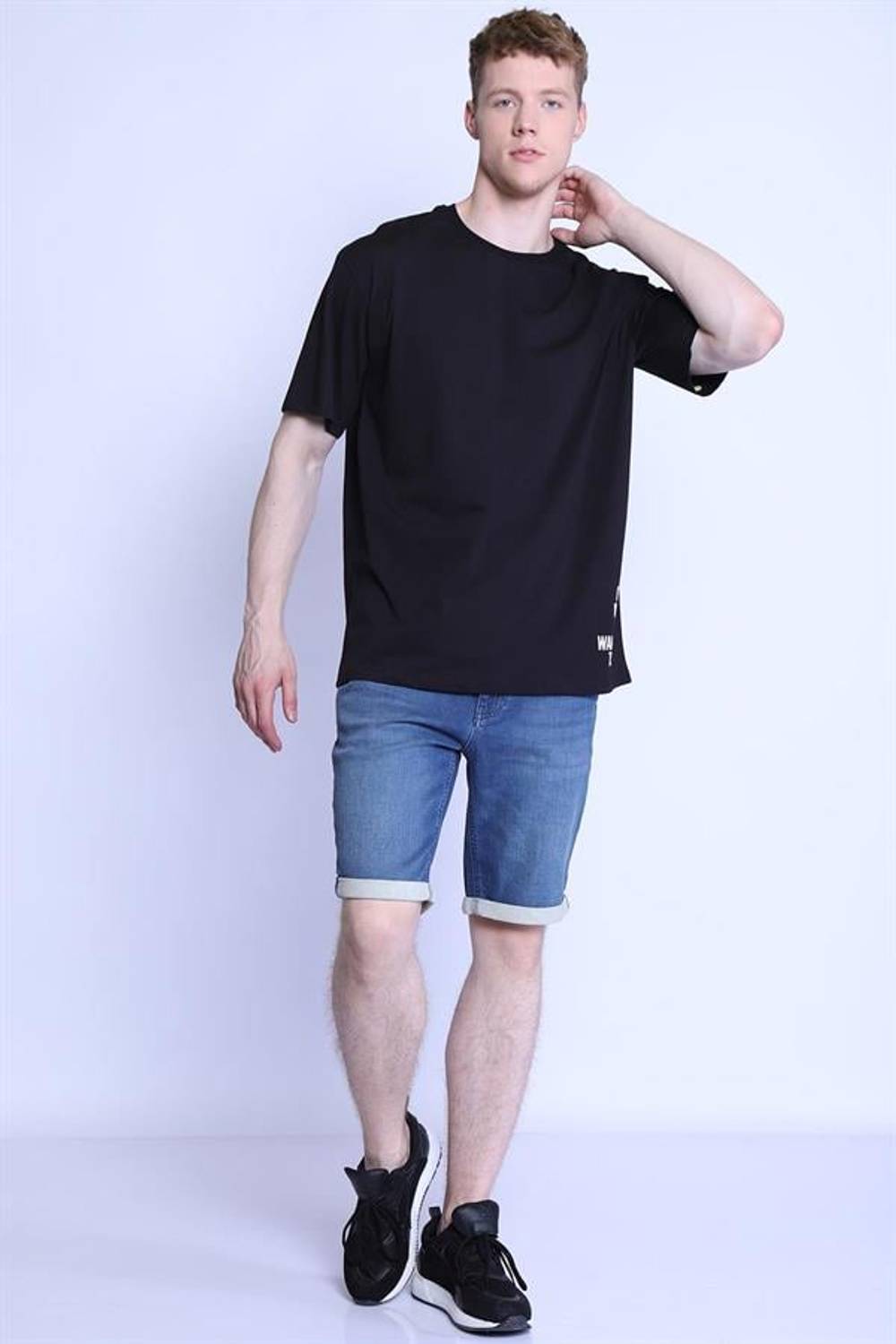 Мужские шорты Es 7027-05, синий, 80% хлопок, 17% полиэстер, 3% эластан, размеры: 30-38