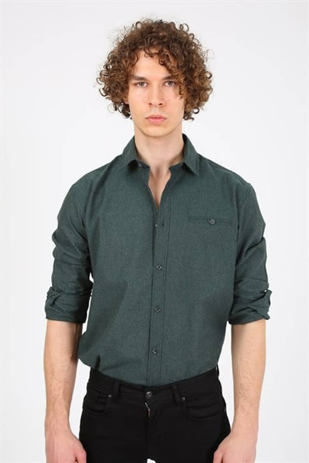 Men's Shirt Eg 1838 GREEN