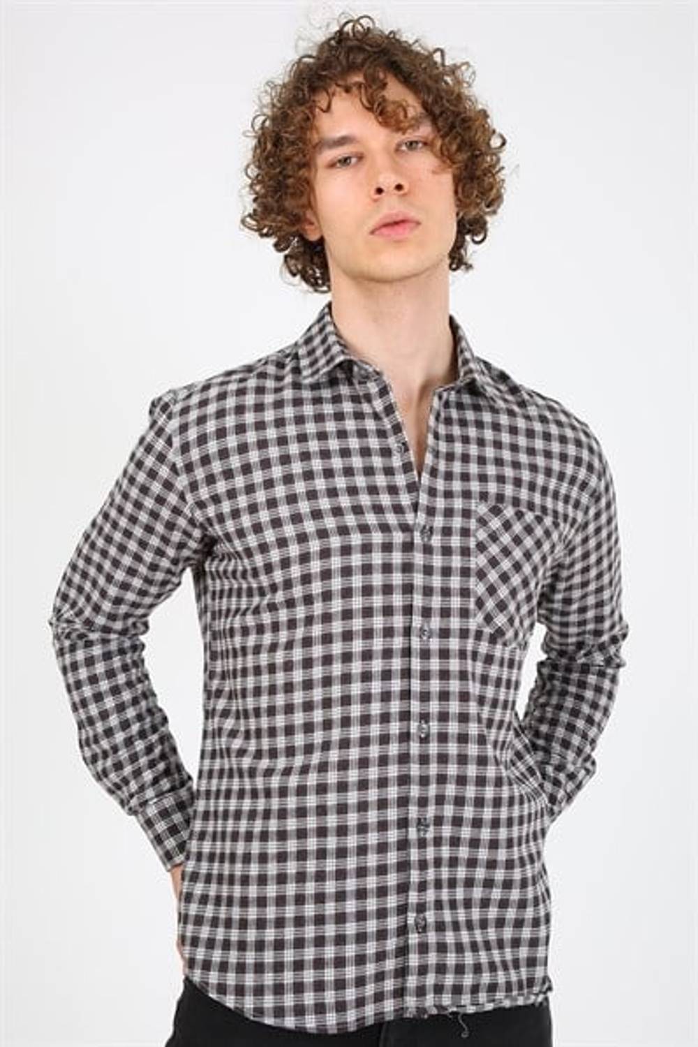 Men's Shirt Eg 1839 ANTHRACITE
