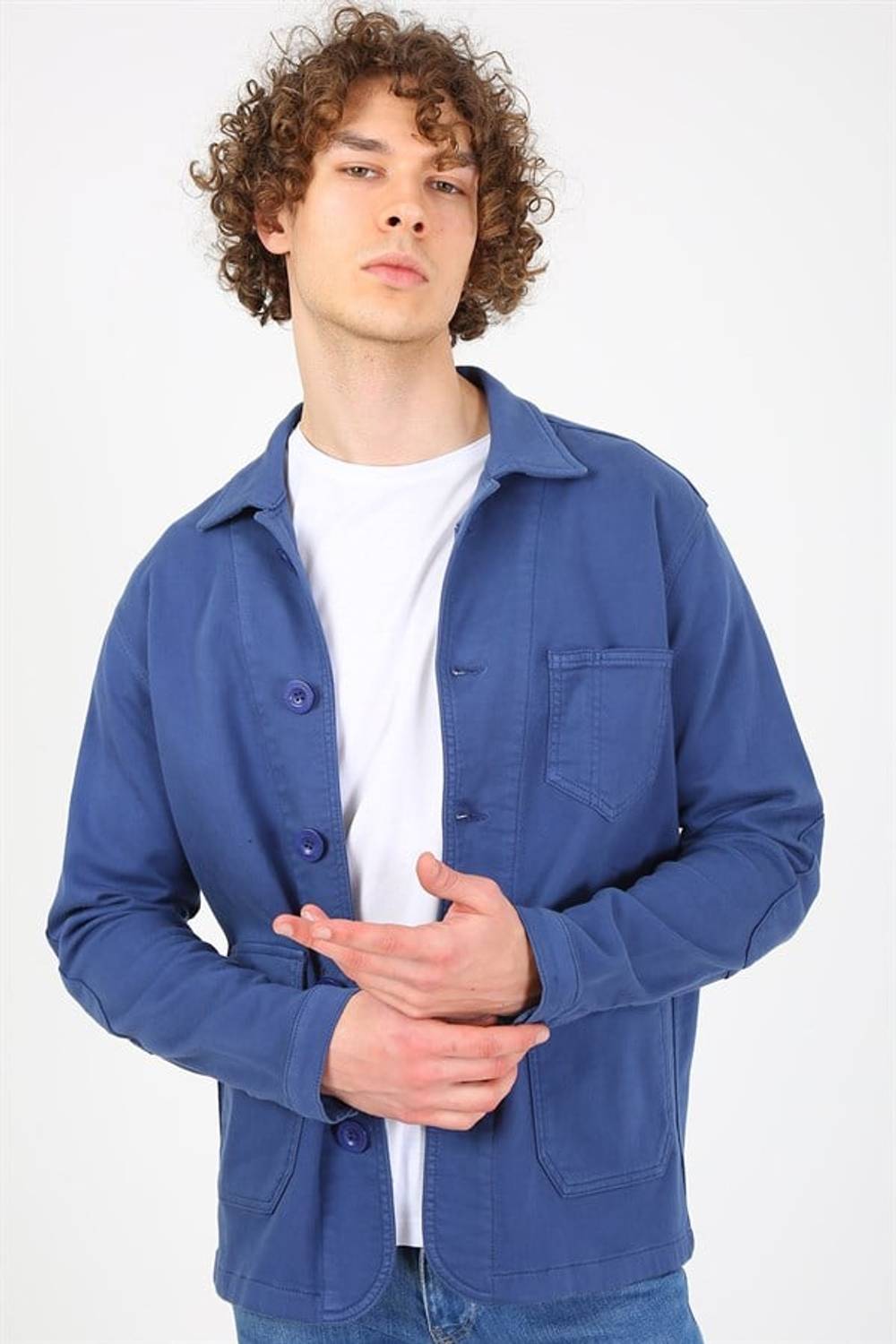 Men's Jacket Ec j53-01 Navy Blue