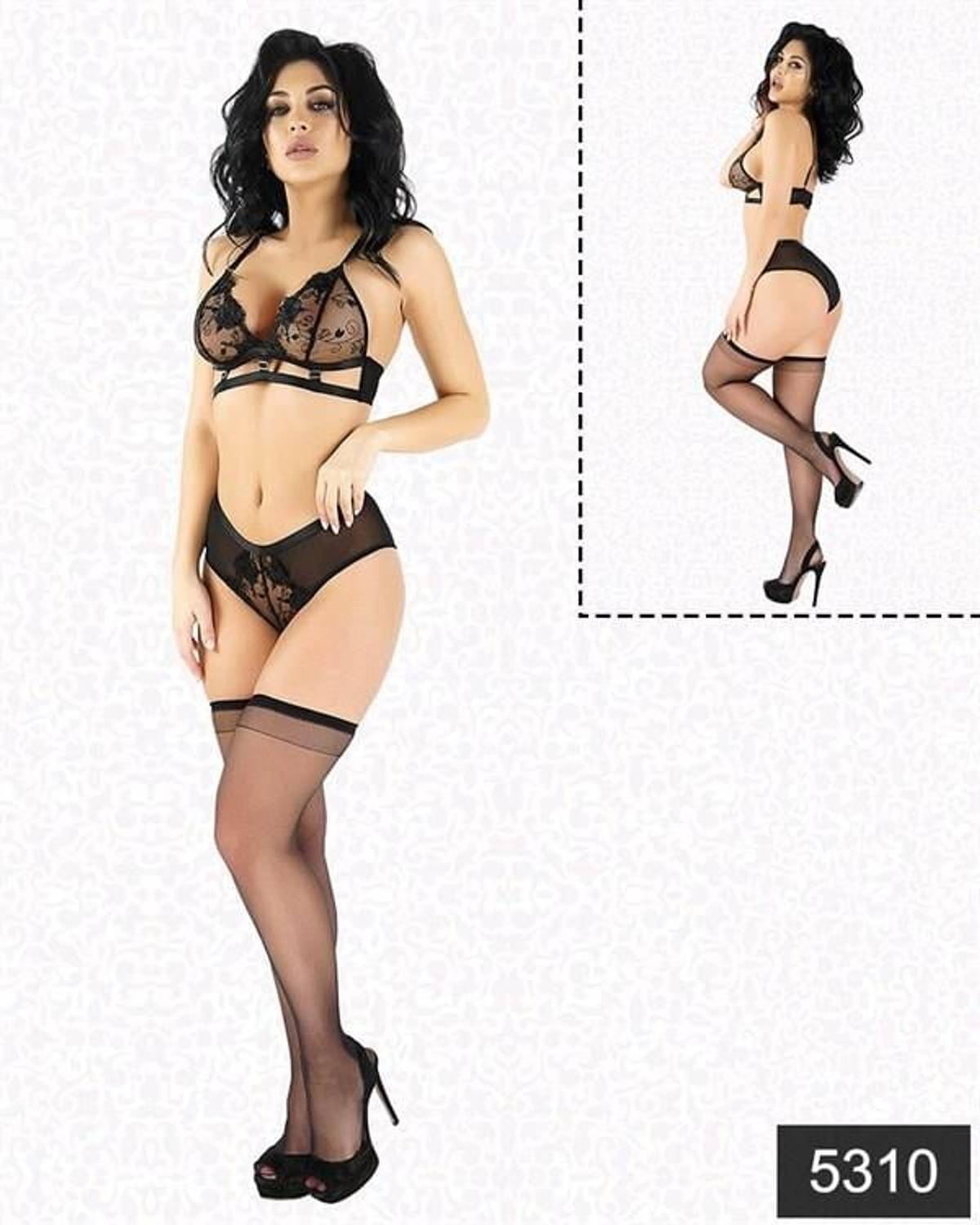 Фантазийный комплект Markano с гипюром, 100% отечественного производства, высокое качество, доступен в размерах S, M, L, XL, XXL