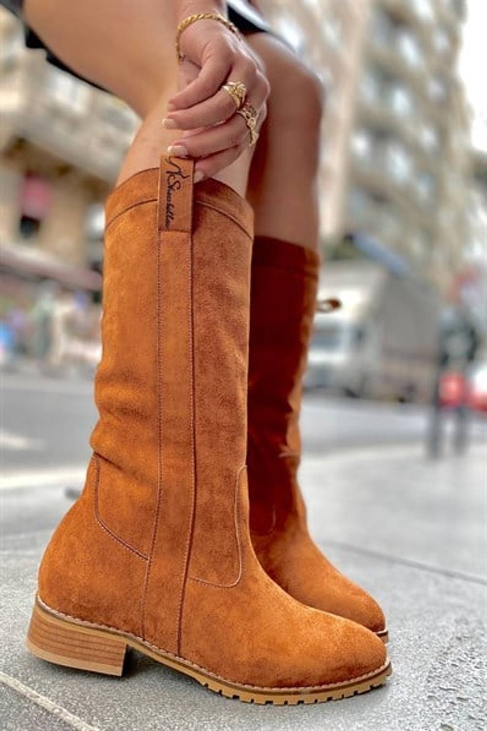 Linda Taba Suede Women's Heeled Boots