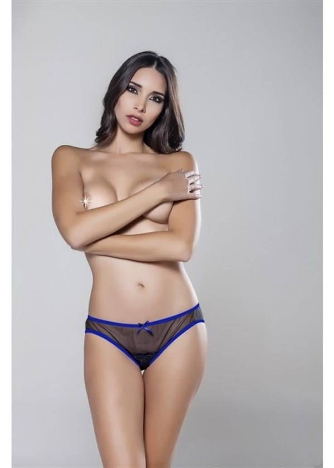 Markano 9233 BACK AREA OPEN TULLE STRING