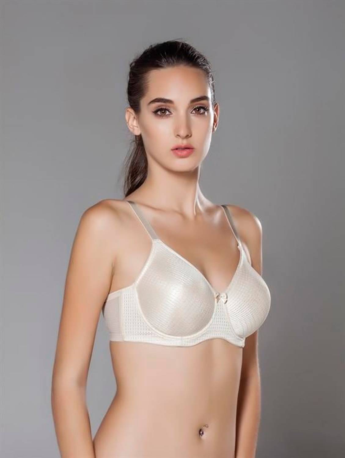 Сексуальний бежевий бюстгальтер Markano 2165 з бавовни, гігієнічний та безпечний для шкіри з різними розмірами