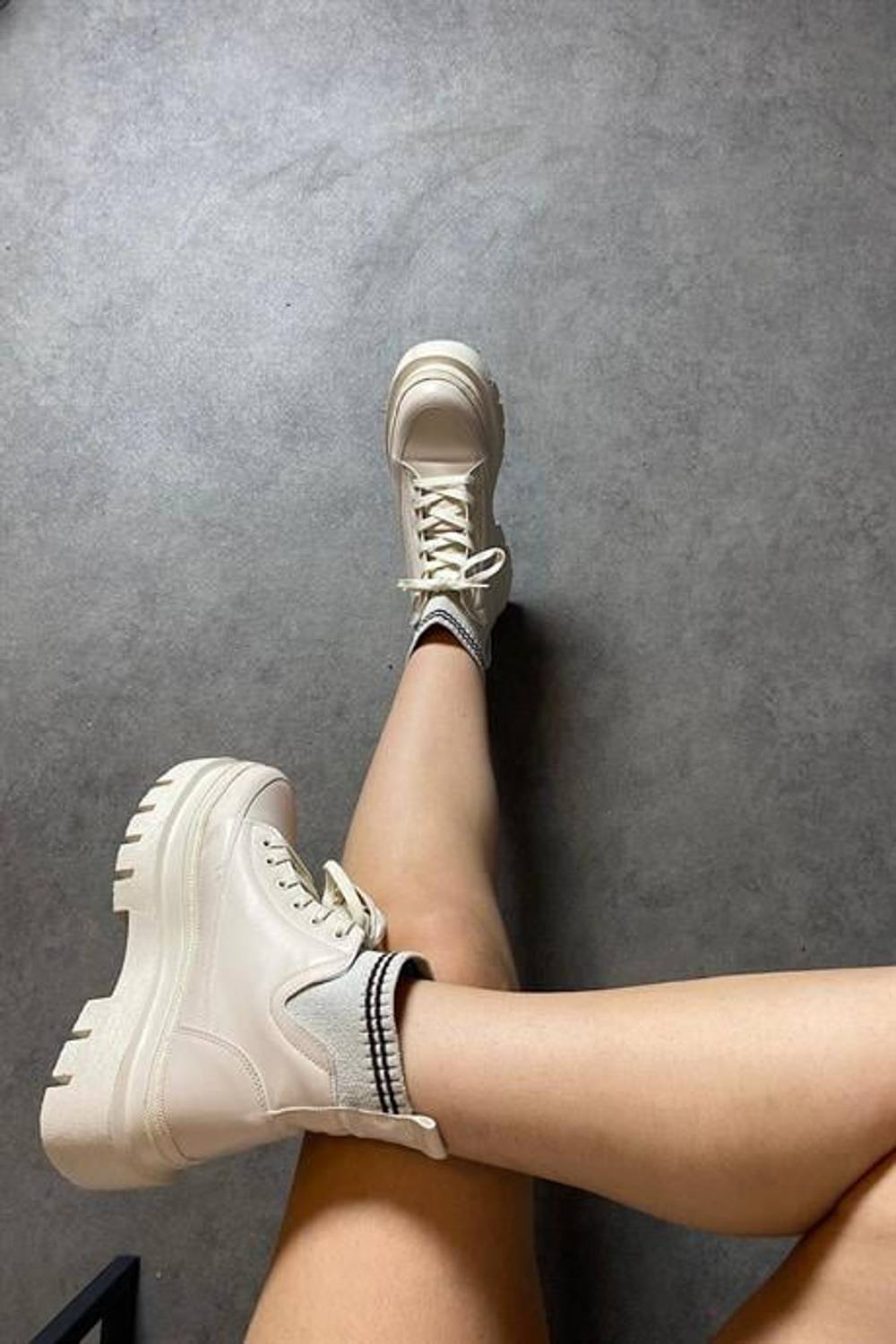 Marcel Bej Triko Detayl Kadın  Bot