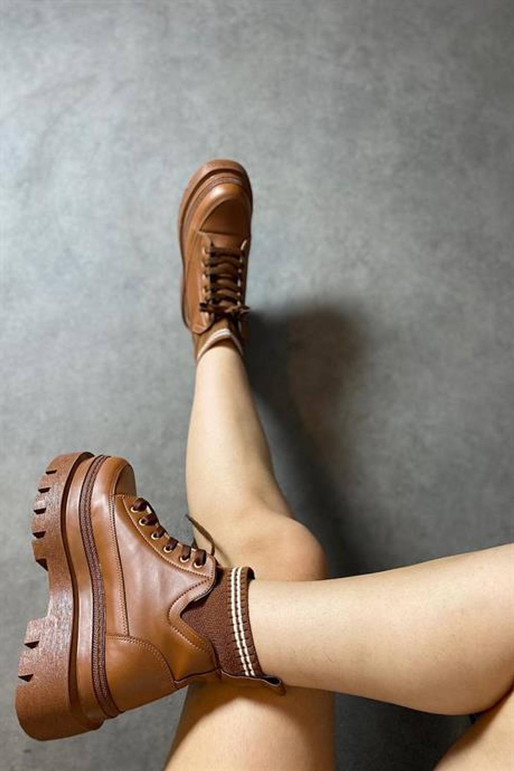 Marcel Taba Triko Detayl Kadın  Bot