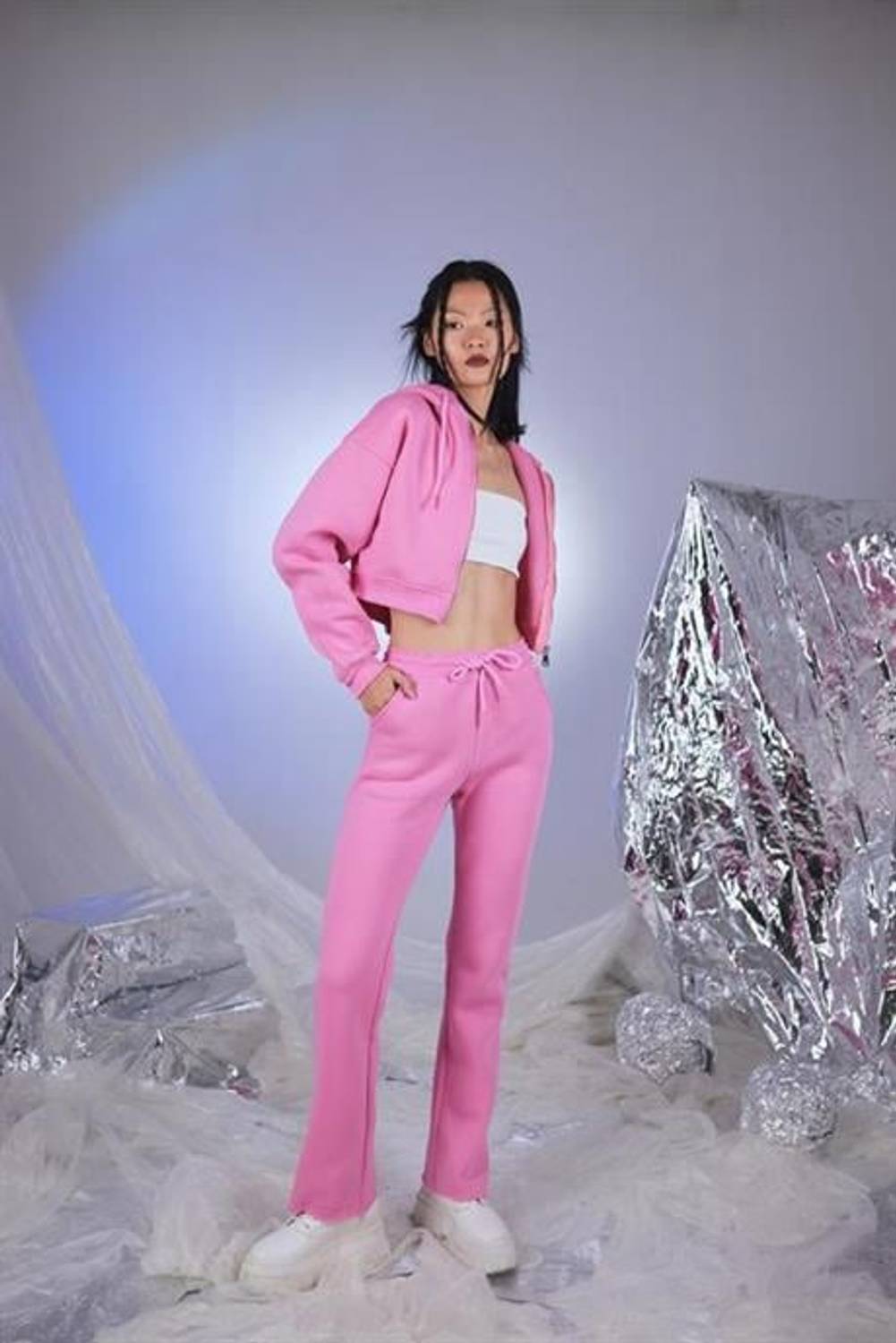 Mixed Sweatpants Pink