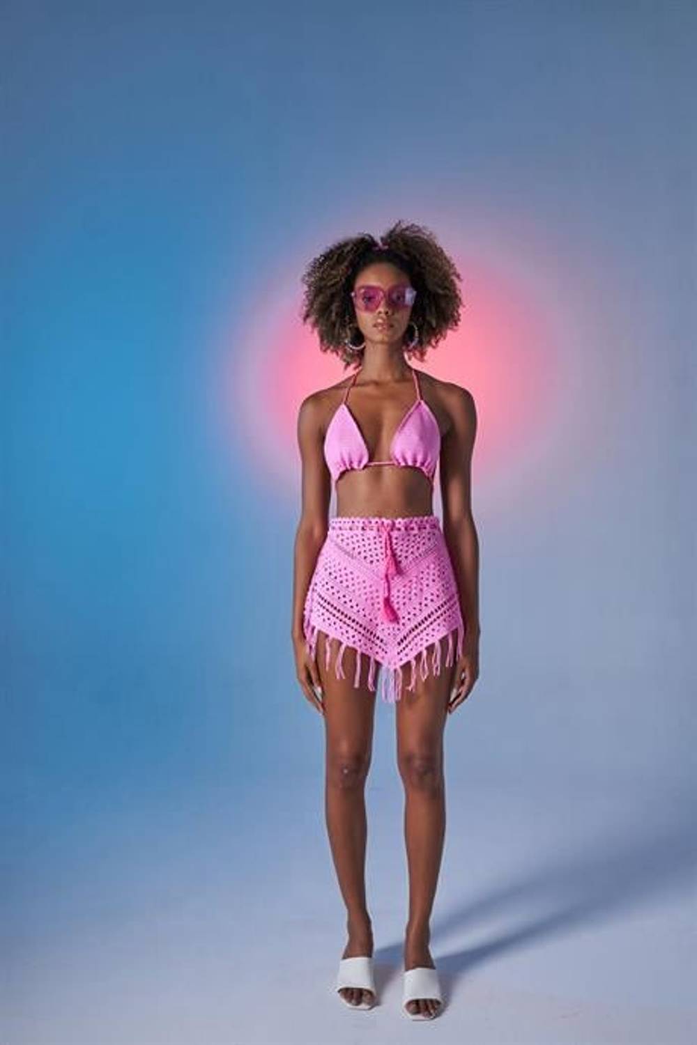 Chacha Triko Takım Pembe