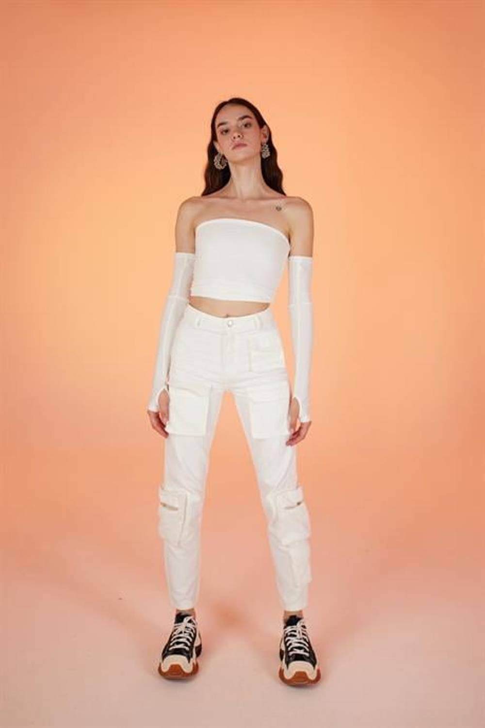 Serenity Jean Pantolon Beyaz