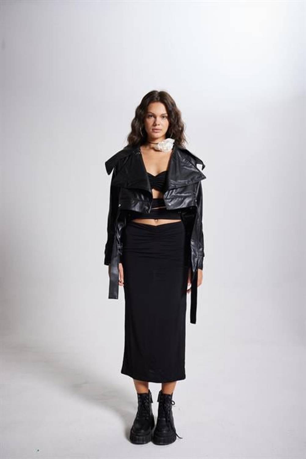 Neeko Deri Ceket Siyah