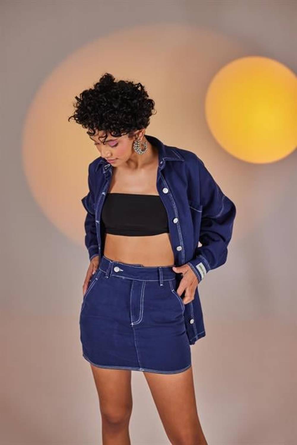 Sofie Skirt Navy Blue