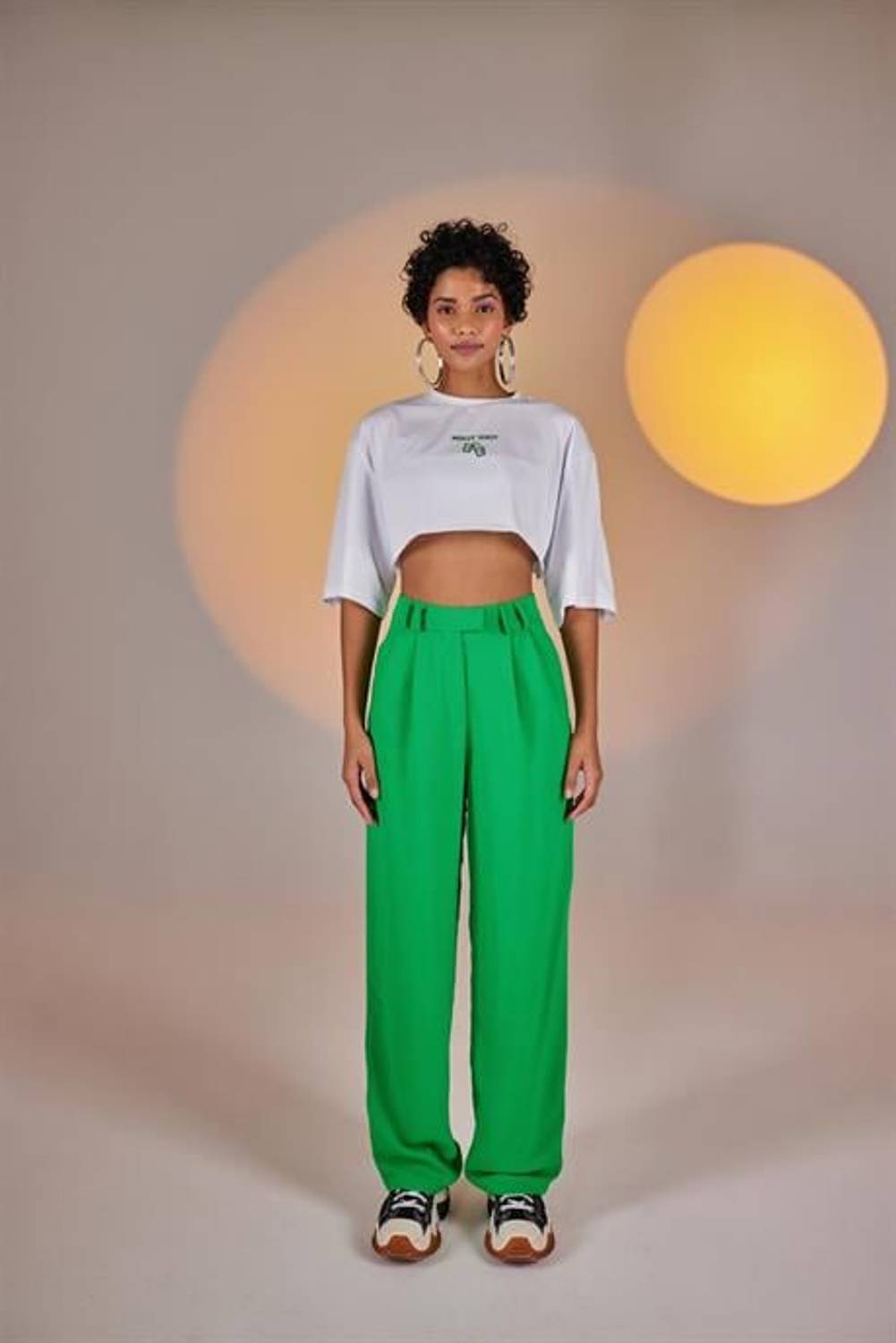 Palasia Trousers Light Green