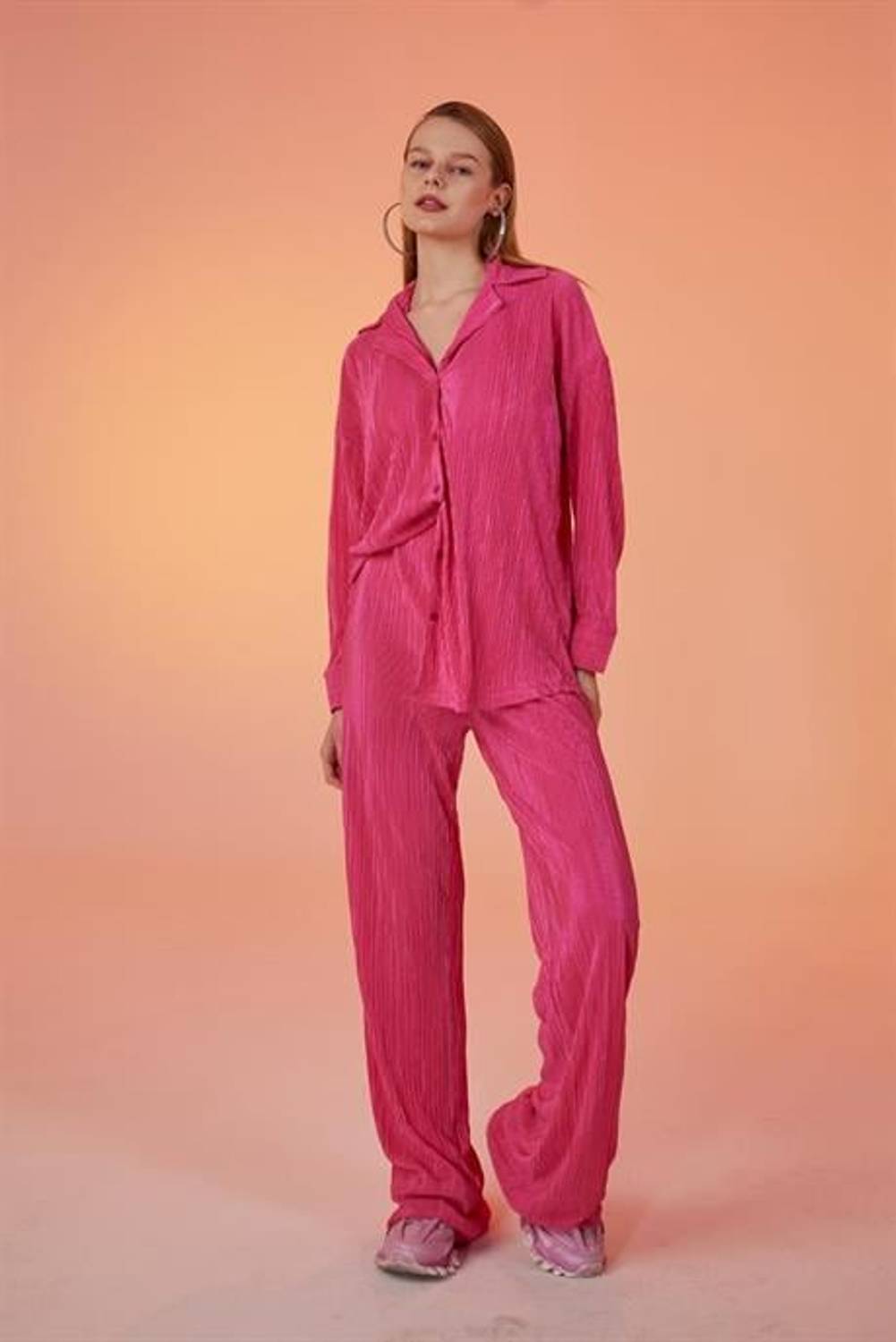 Comfy Oversize Shirt Pink