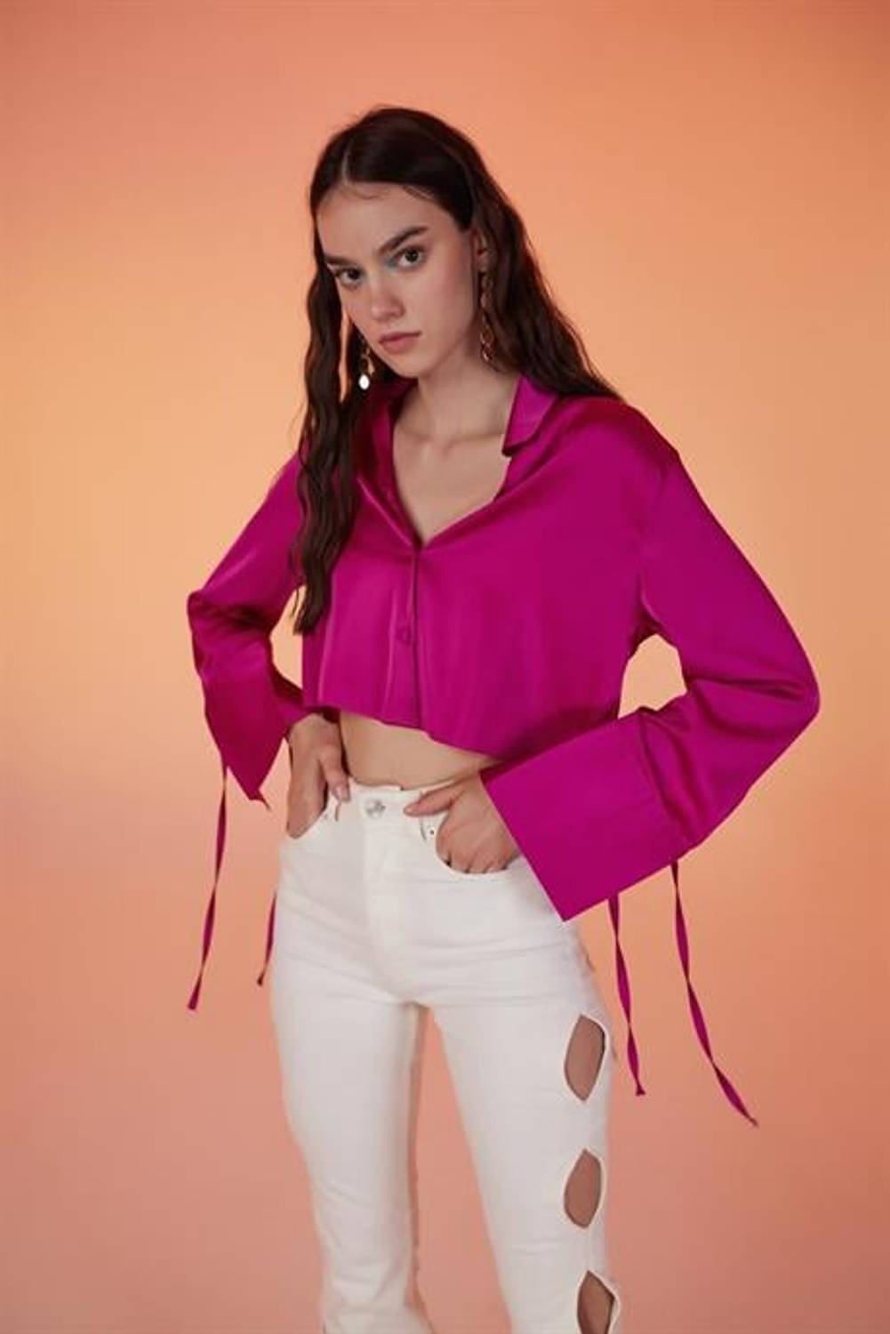 Silk Shirt Pink
