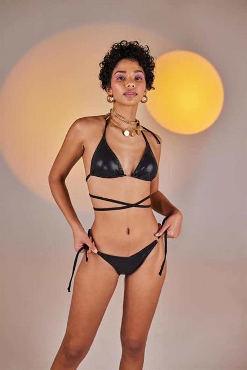 Ivory Bikini Üstü Siyah