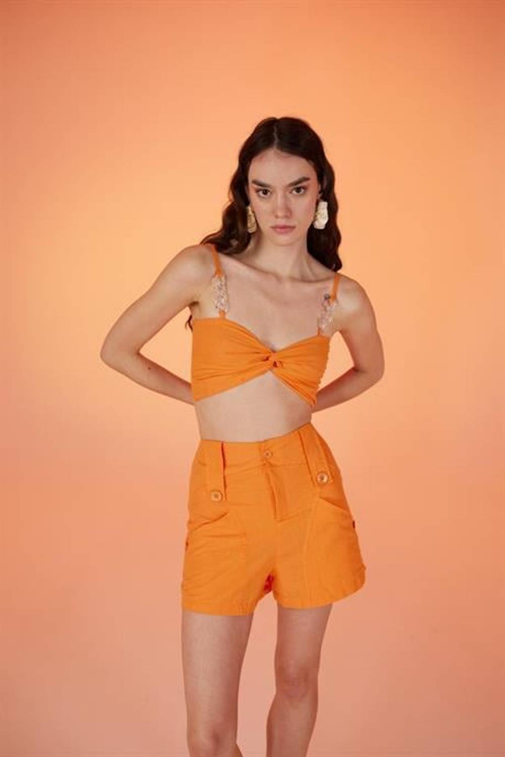 Rise Zincirli Bluz Turuncu