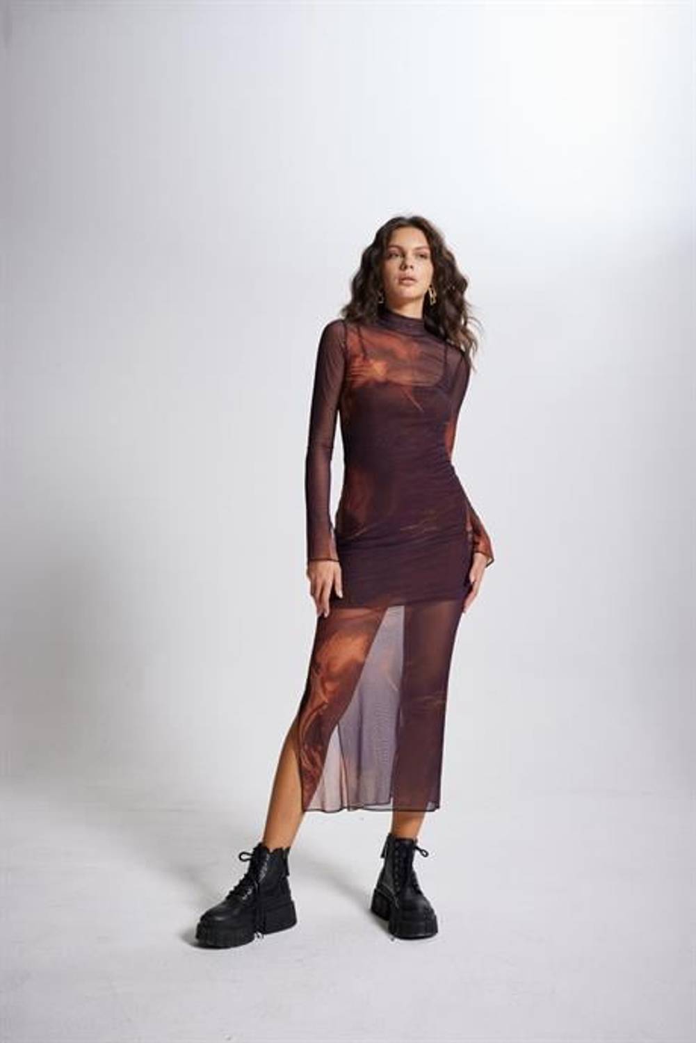 Kamille Dress Brown