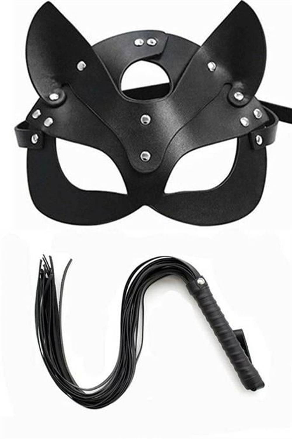 Markano Kırbaç Maske Deri İkili Takım 