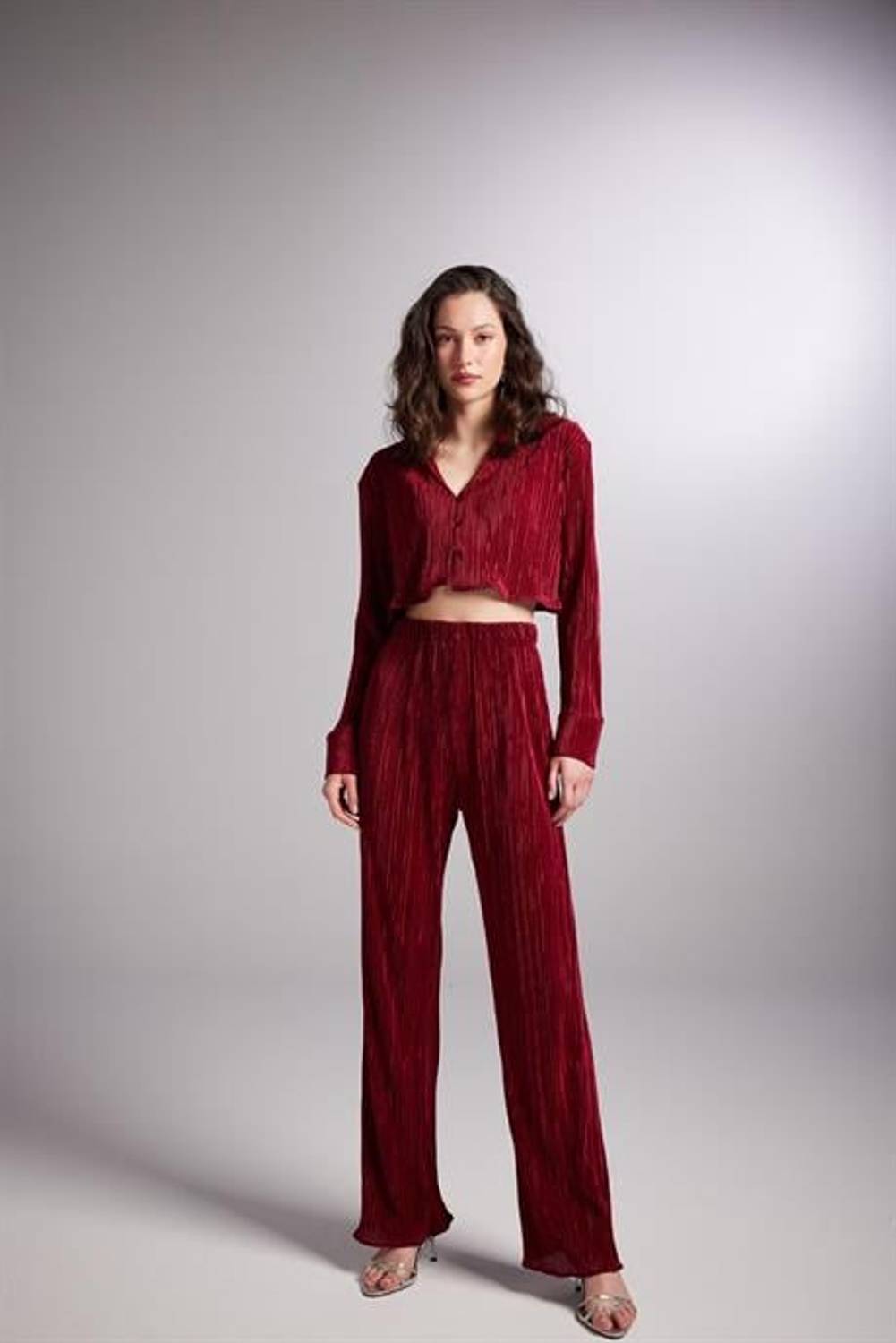 Markano Burgundy Comfy Pants for Women in Sizes XS, S, M, L