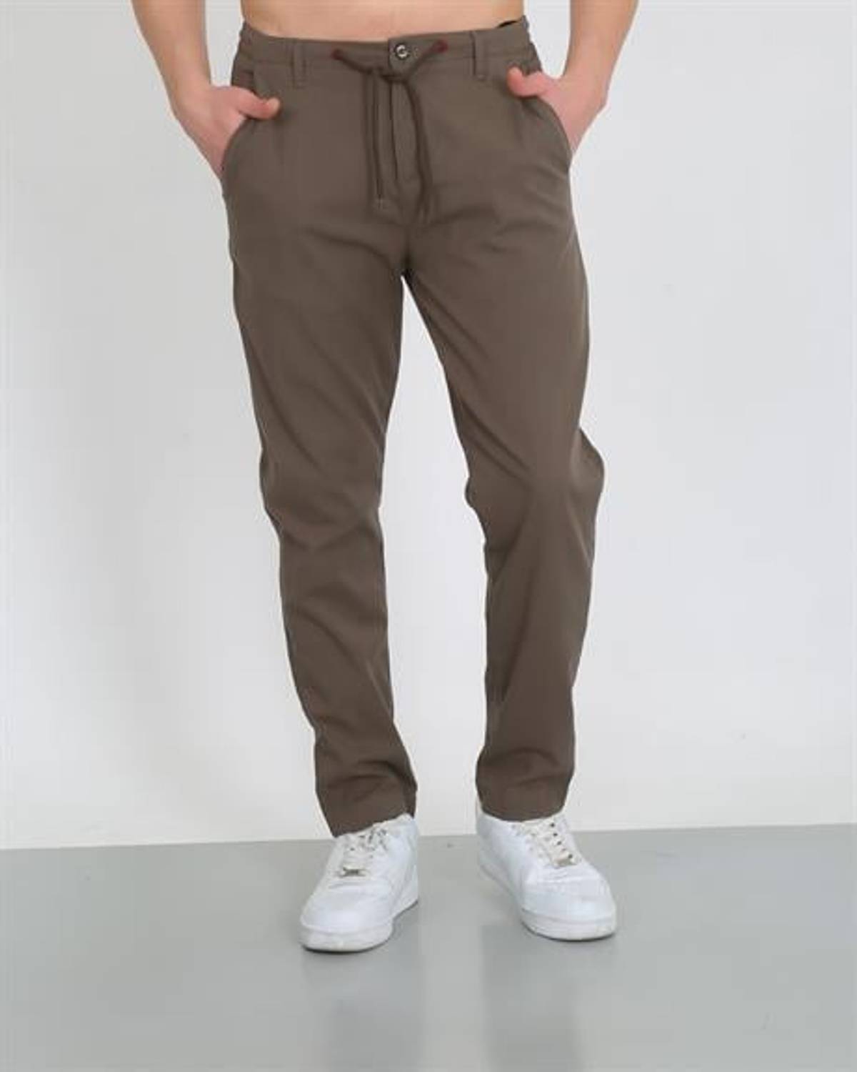 Markano Men's Crespo Fit Khaki Pants with Adjustable Waist and Ankle Options