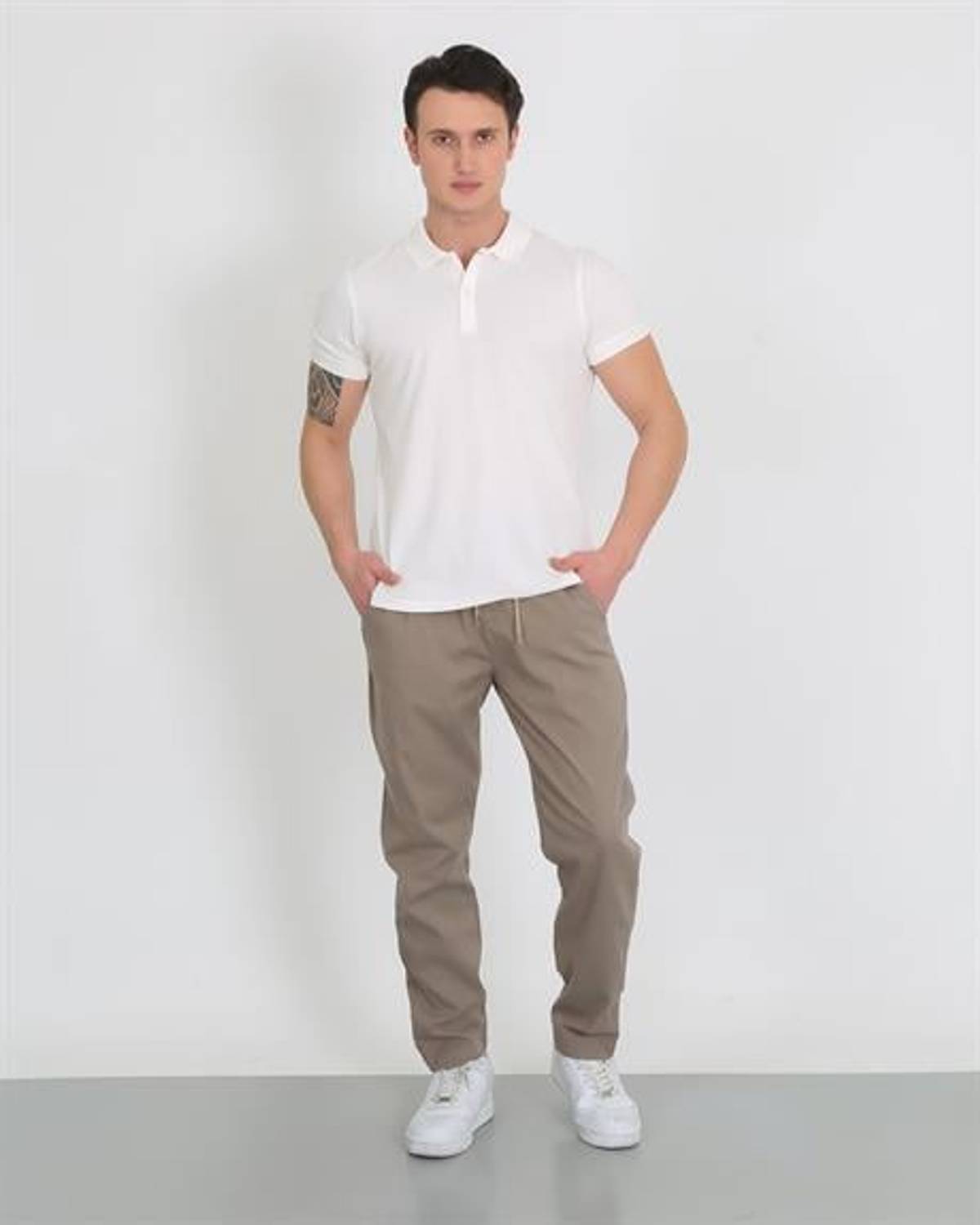 Мужские брюки Markano Crespo бежевого цвета, размеры 30-38, идеальная посадка и стильный дизайн