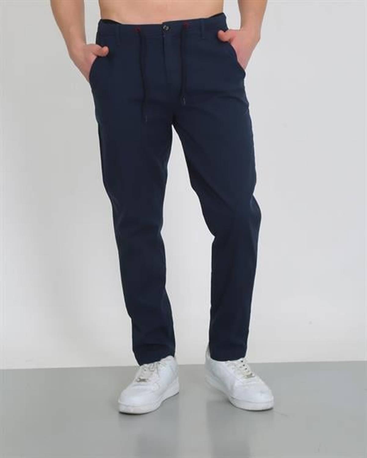 Markano Men's Crespo Fit Navy Blue Trousers in Multiple Sizes