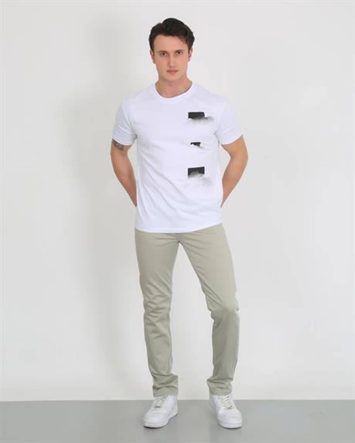 Men's Fit Stone Jameika Trousers with Multiple Sizes Available