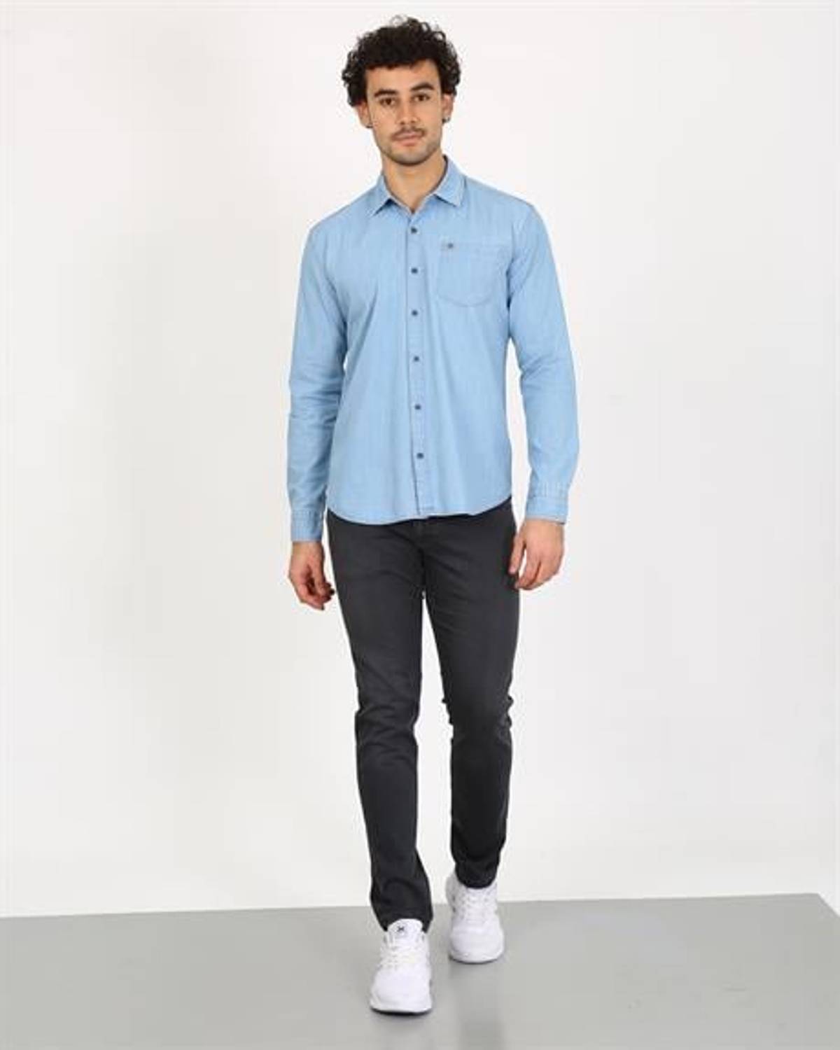 Markano Erkek  Gömlek  LIGHT BLUE