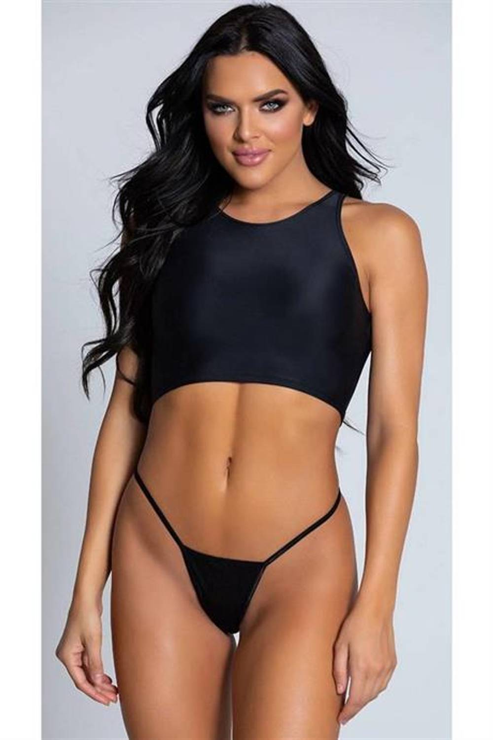 Markano  Tül Siyah Tanga String