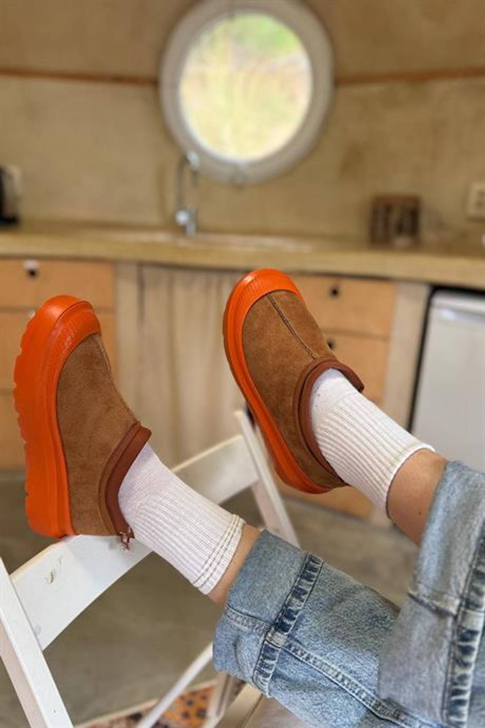 Markano Riga Taba Süet İçi Kürk Detaylı Kadın Bot