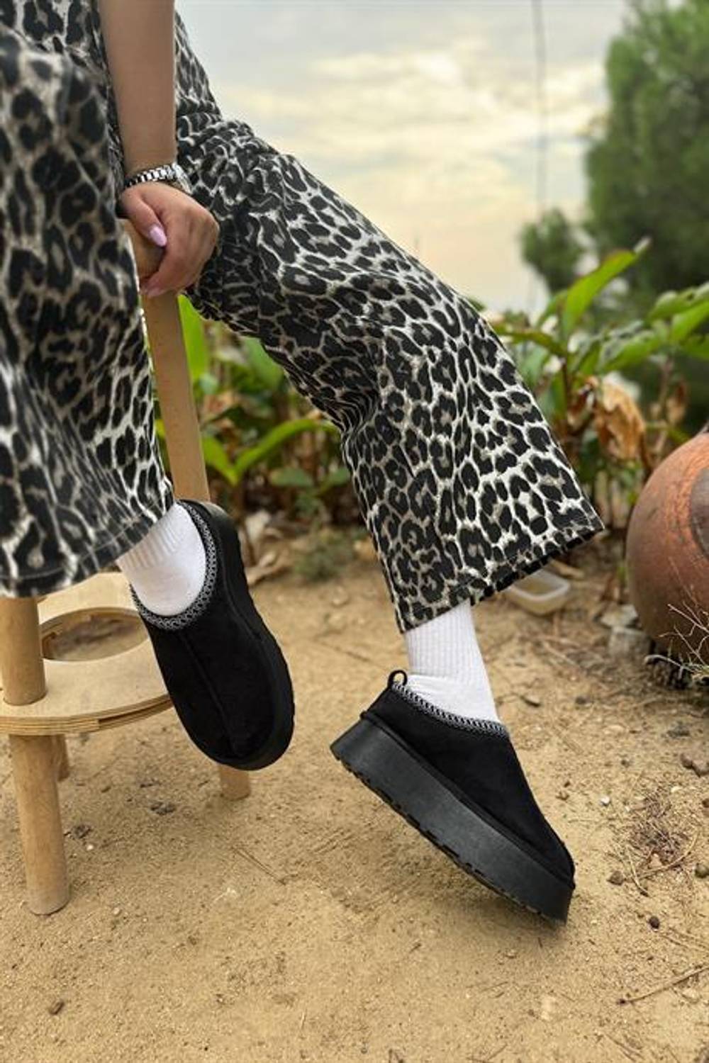 Markano Aliza Siyah Süet Kürklü Bot