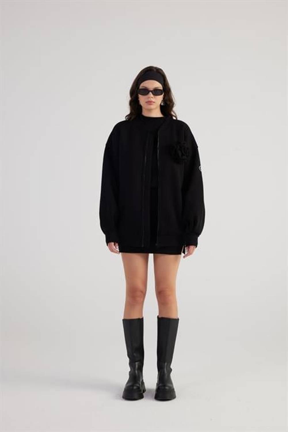 Куртка-бомбер Markano Alexa черного цвета, размер XS