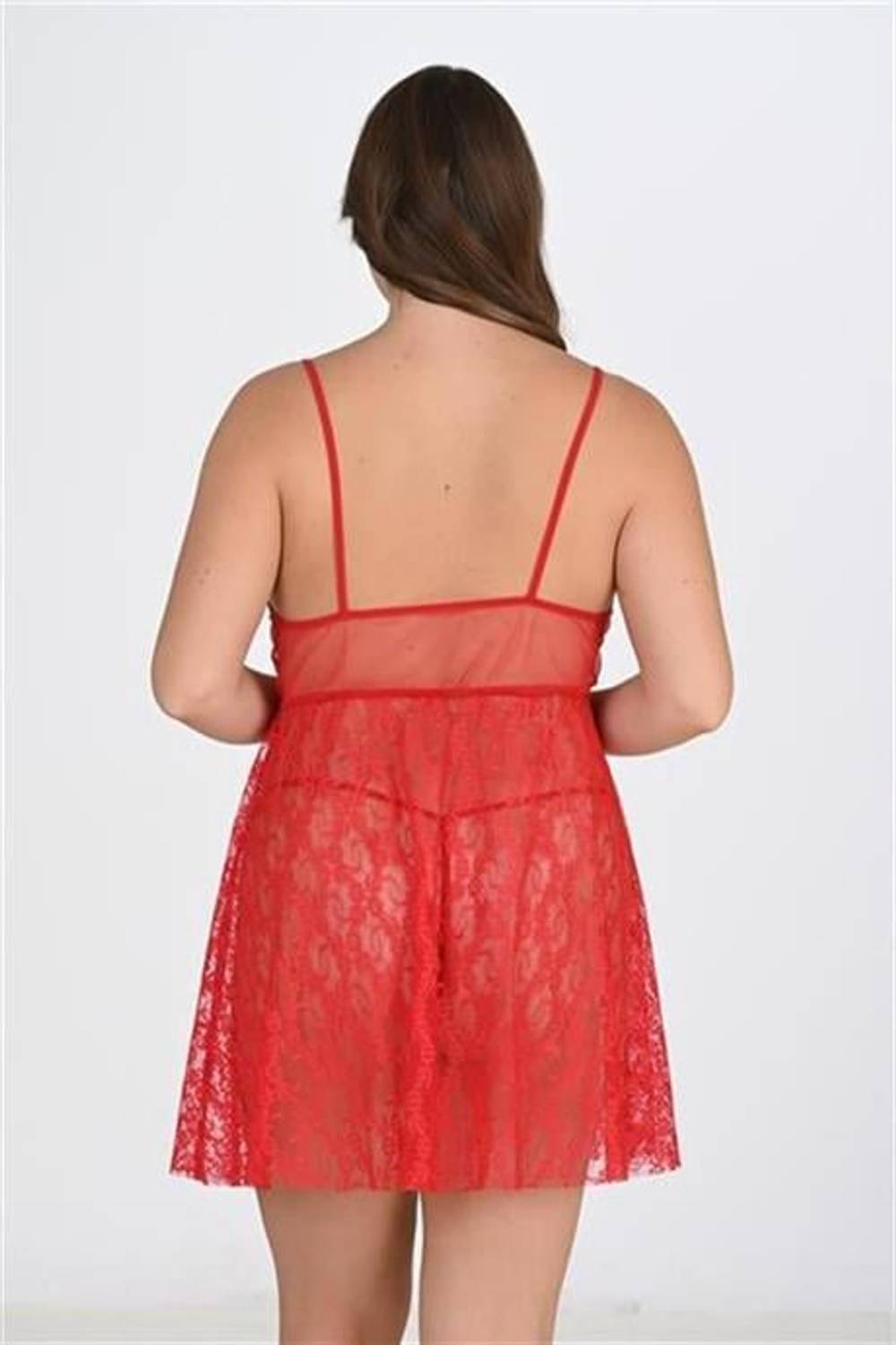 Червона нічна сорочка Markano для великих розмірів, 100% безпечна, сертифікована Azo Frei, з рекомендаціями по догляду, розміри 2XL-4XL