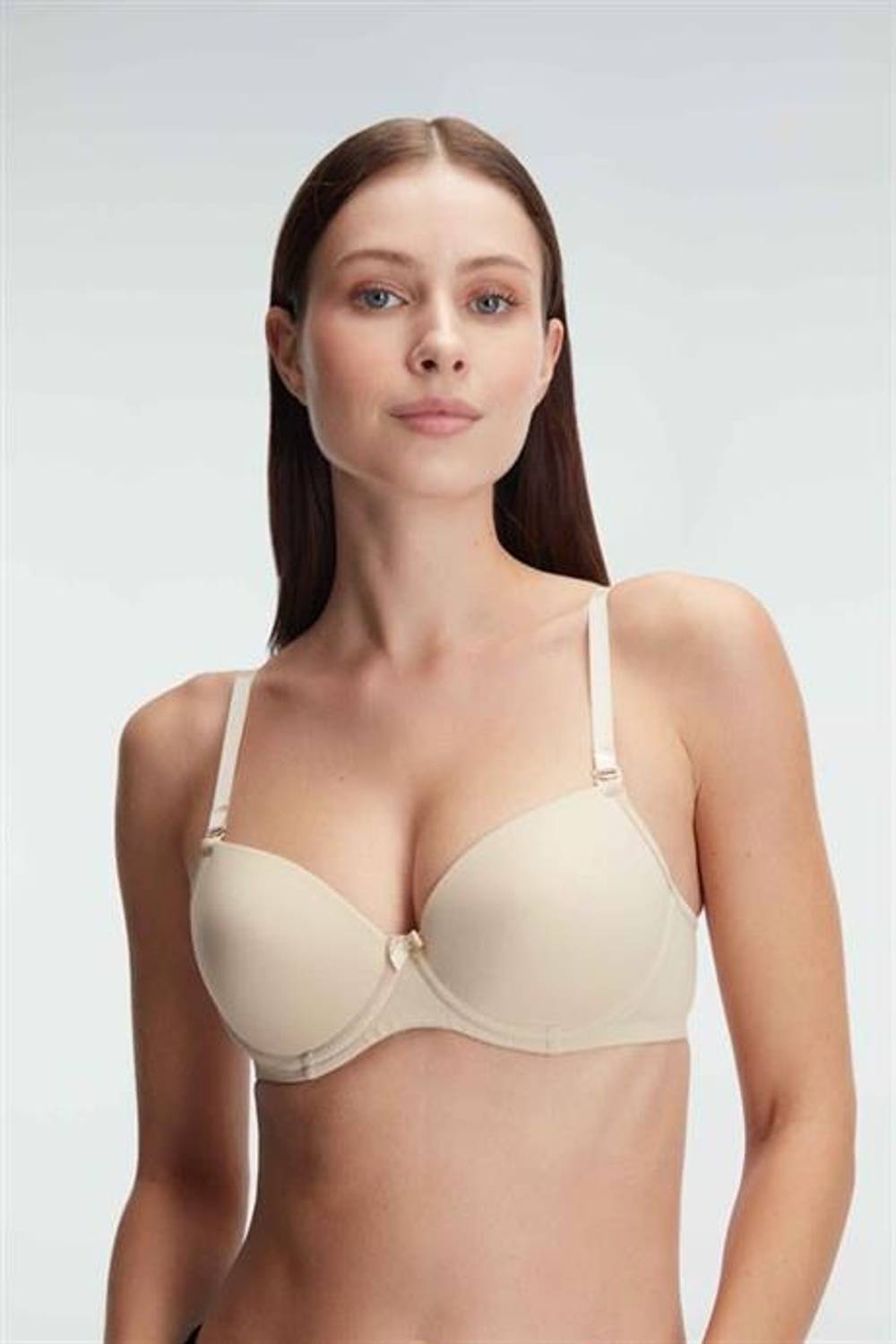 Markano  Balenli Desteksiz Dolgusuz Askıları Çıkabilen Günlük Klasik T-Shirt Sütyeni