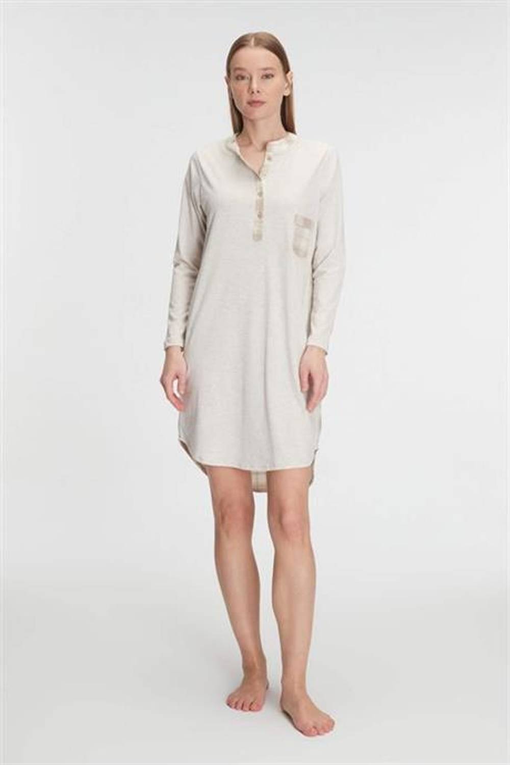 Markano   Pamuklu Gecelik Elbise