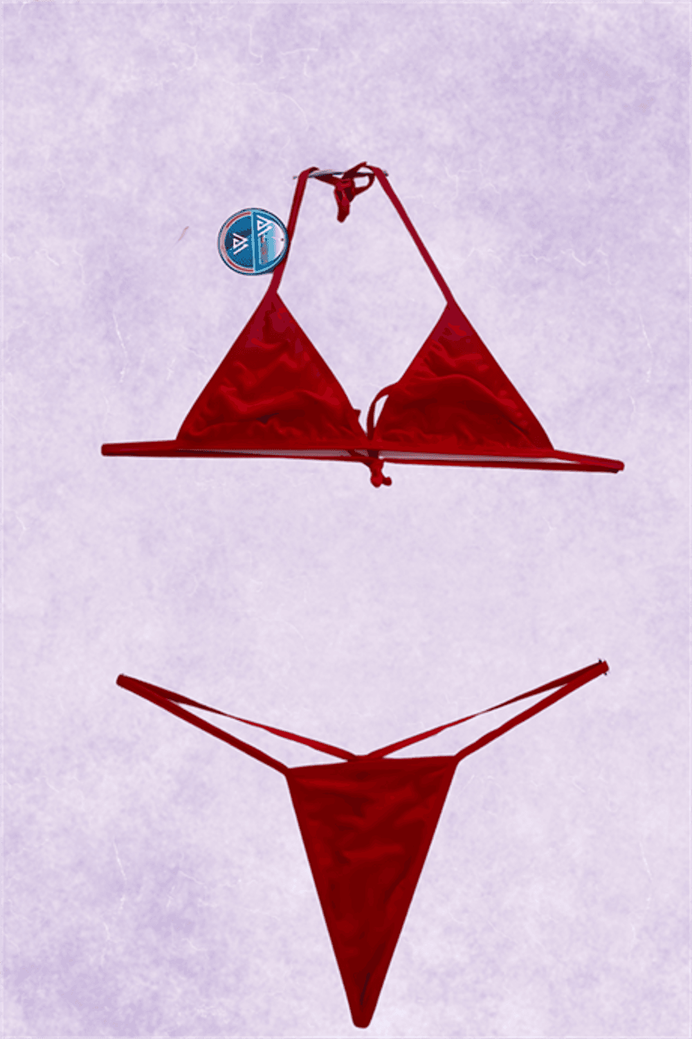 Markano   Fantezi Sütyen String Takımı Kırmızı