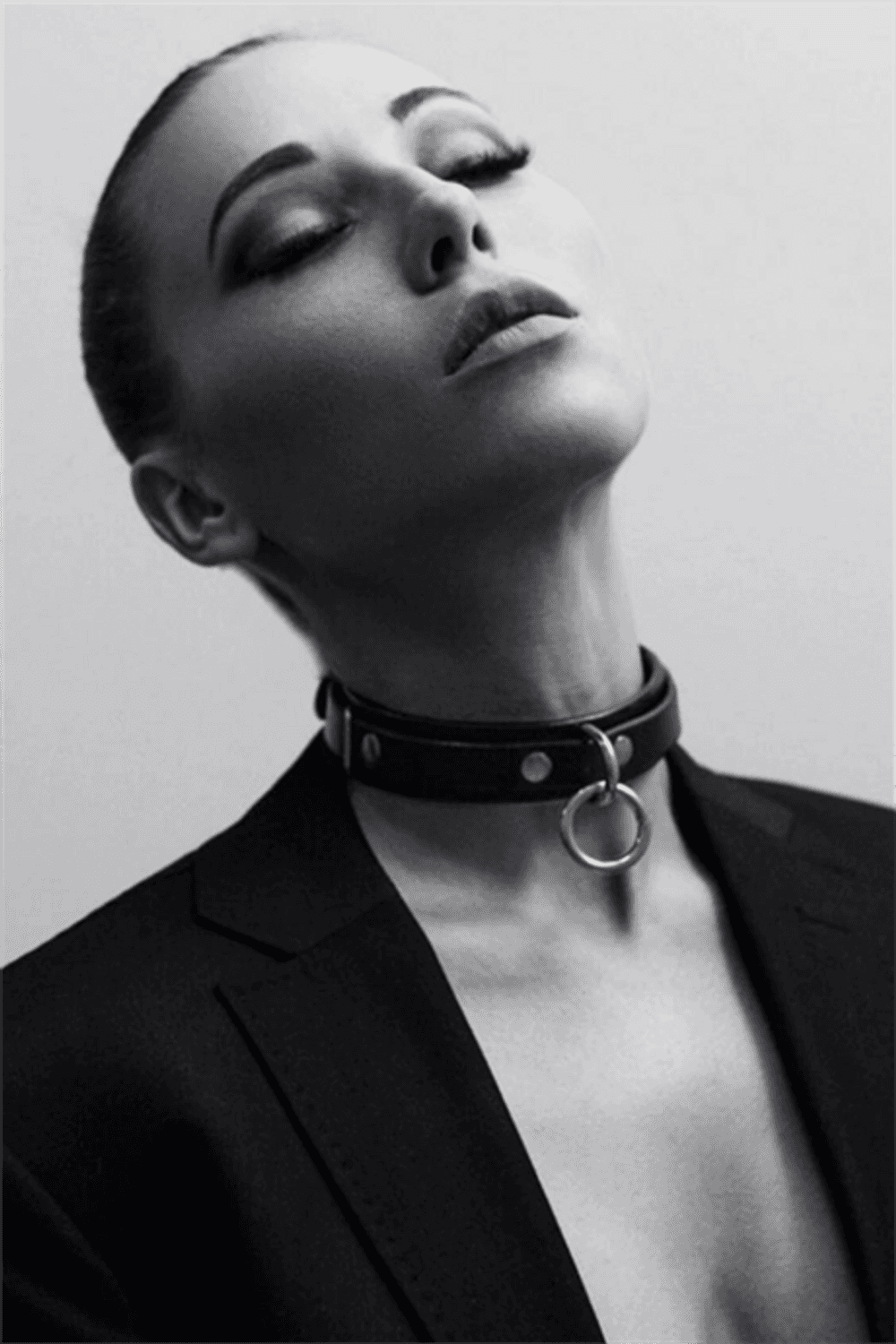 Markano  Boyun Bağlamalı Fantezi Şık Suni Deri Aksesuar