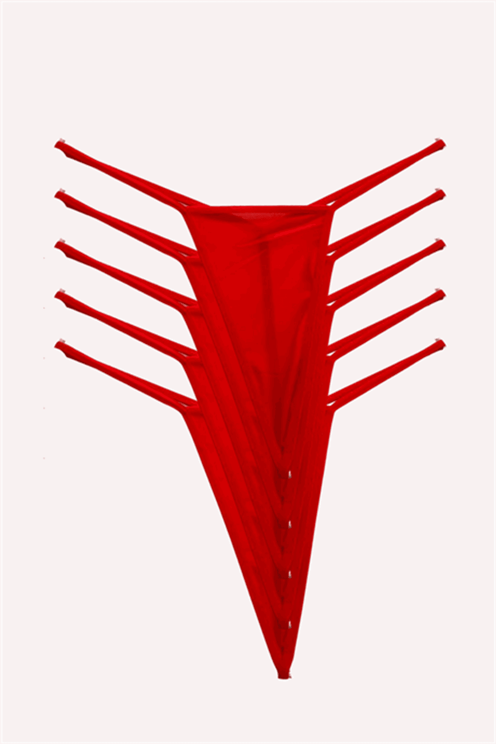 Markano  5'li Süprem Penye Tanga String Kırmızı