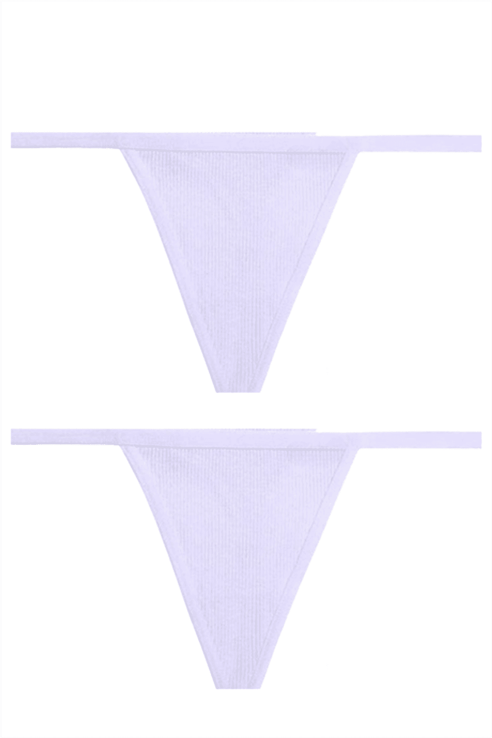 Markano  2'li Süprem Penye Tanga String Beyaz