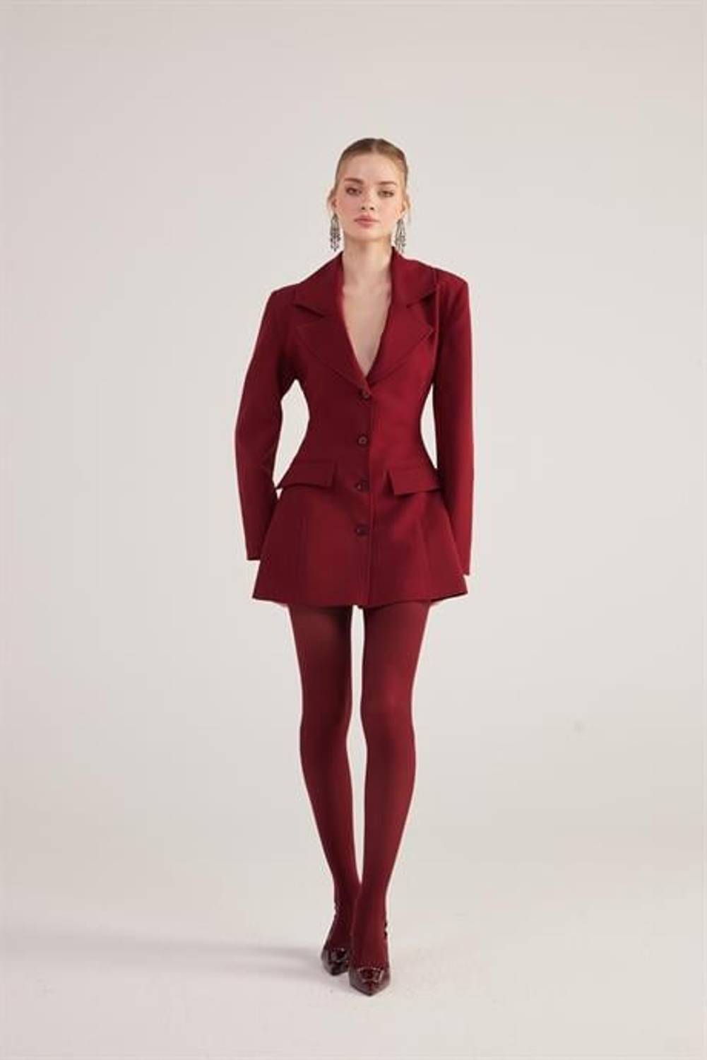 Markano Deja Blazer Ceket Bordo