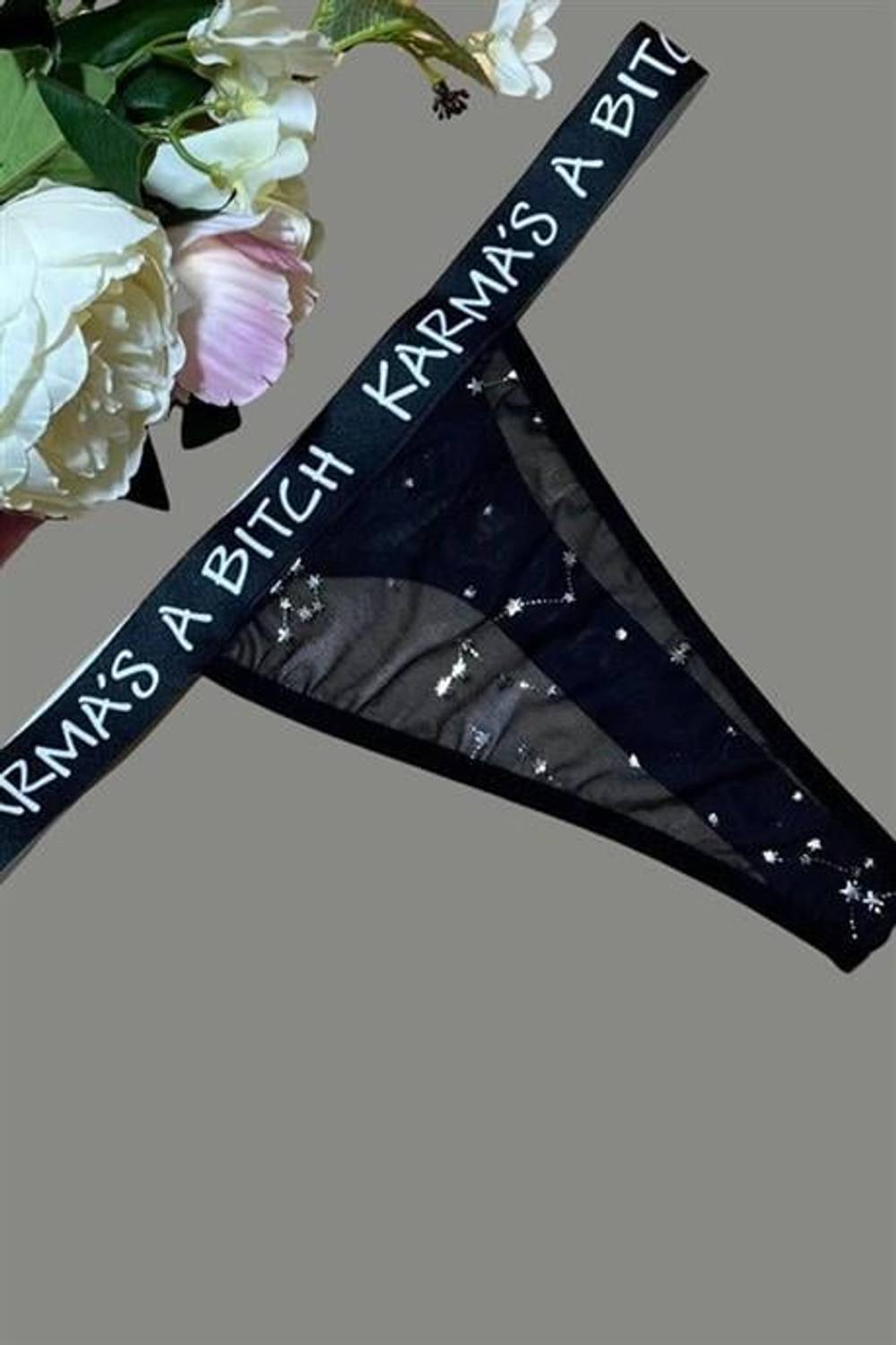 Markano  Yazılı String Tanga