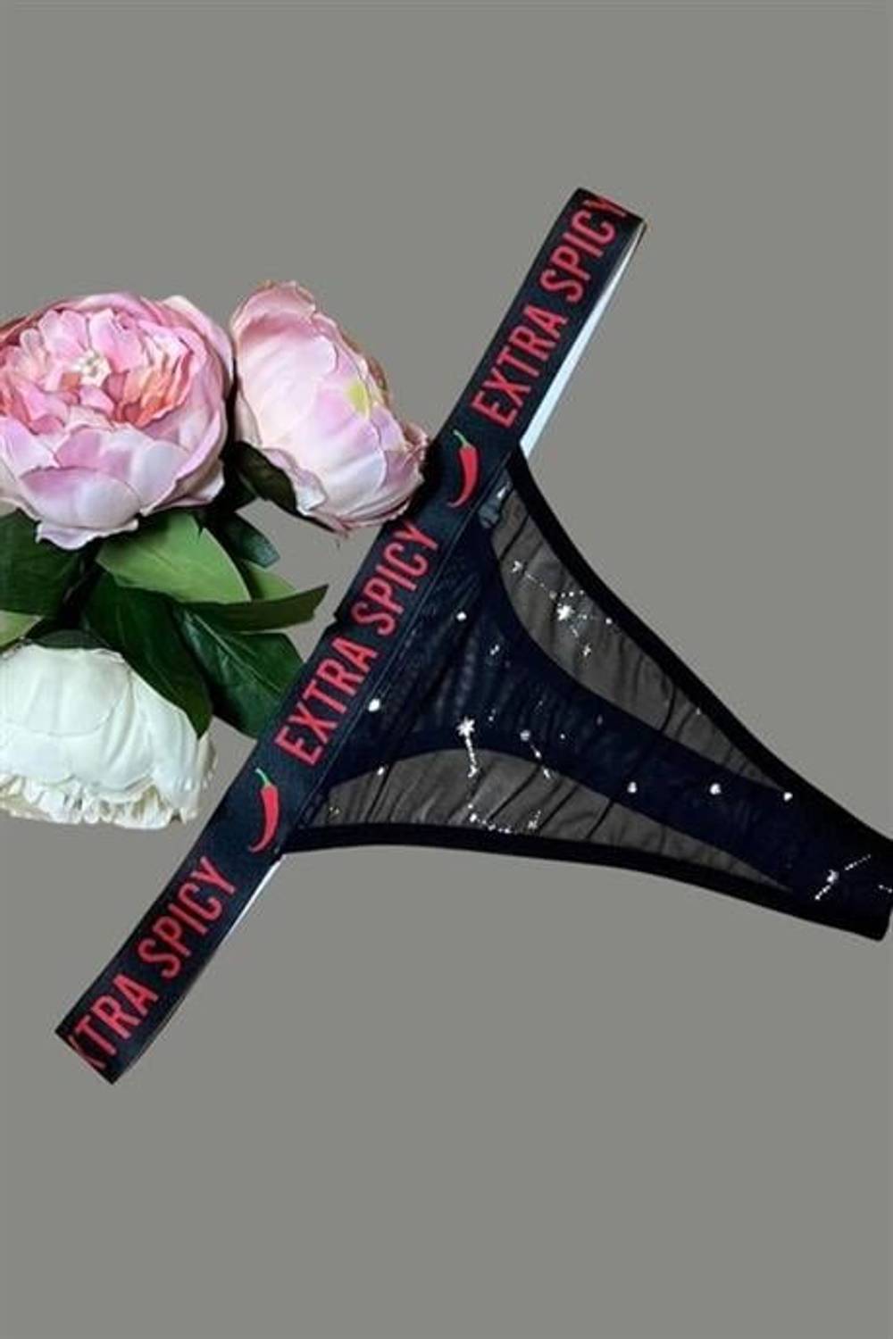 Markano  Yazılı String Tanga