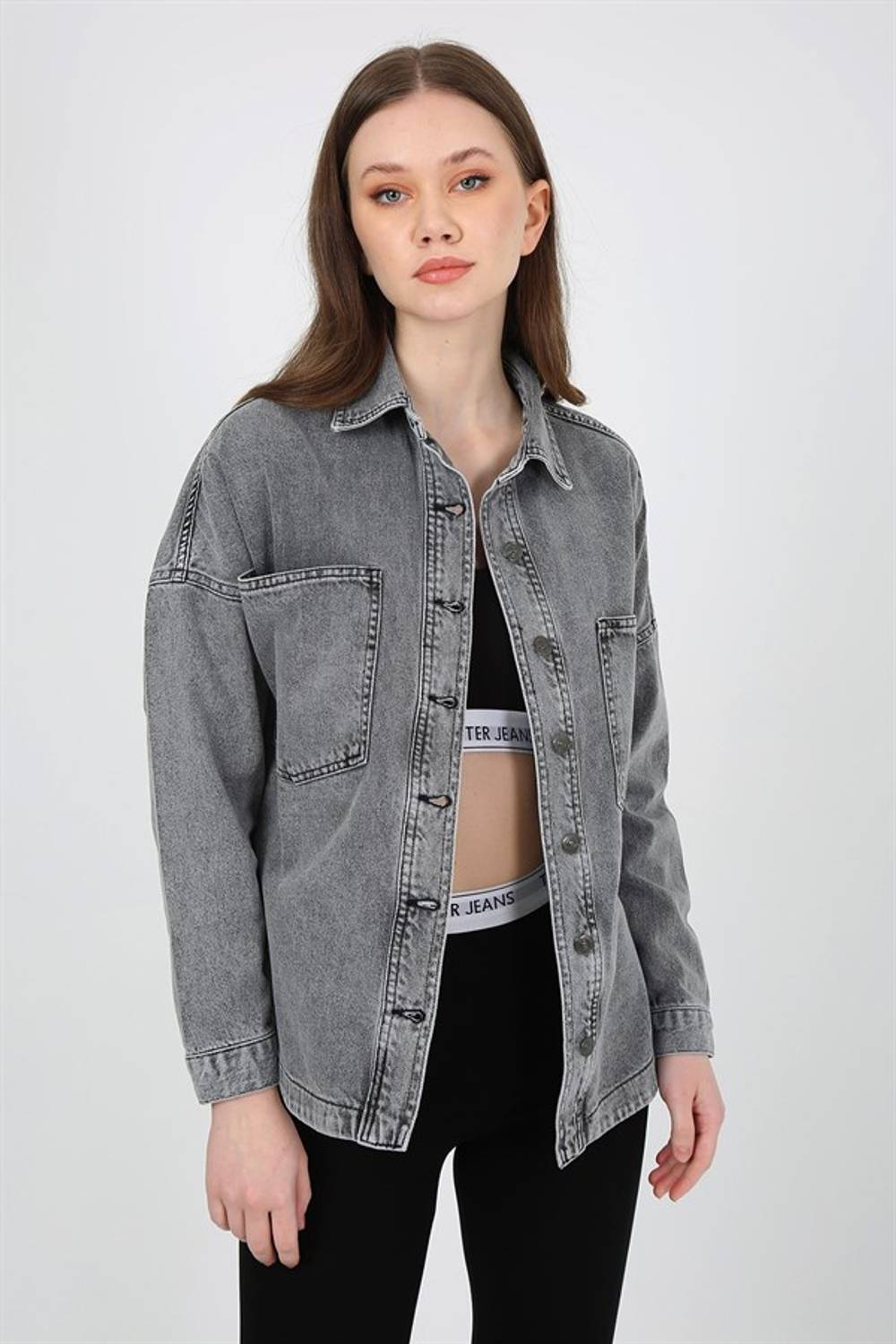 Women's Shirt Bg 813-06 ANTHRACITE