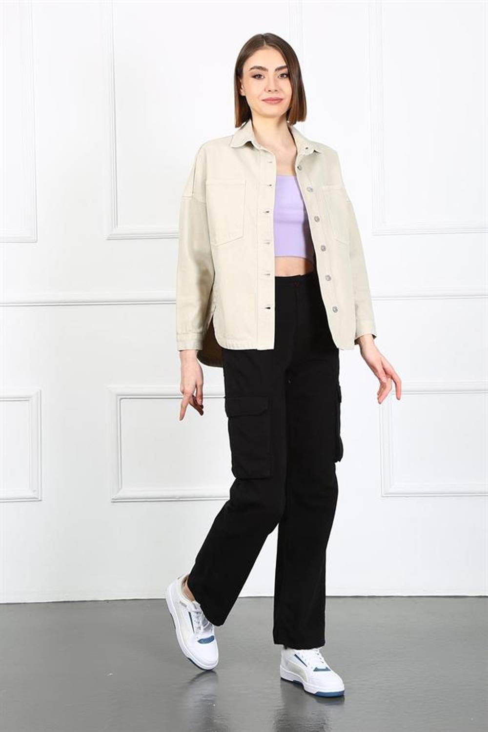 Women's Jacket Bg 813-07 STONE