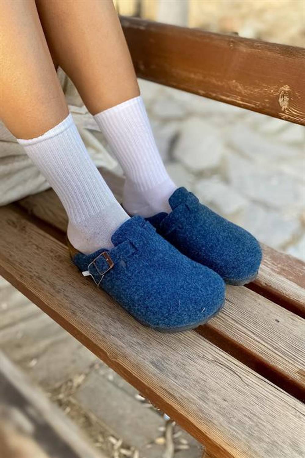 Mufy Blue Women's Slippers