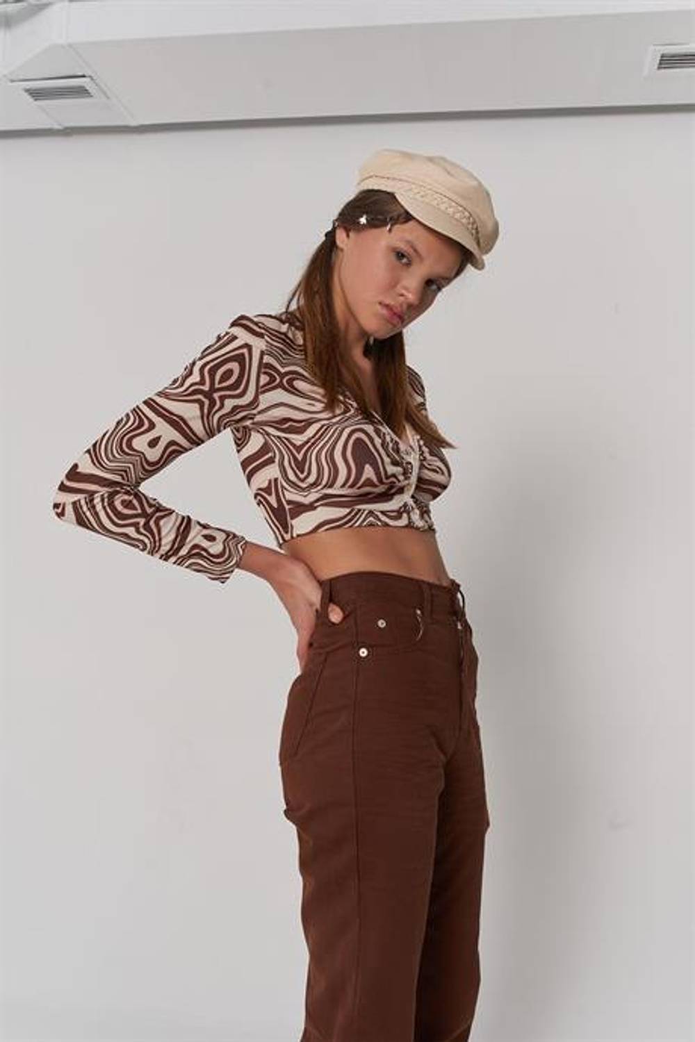 Lufo Blouse Brown