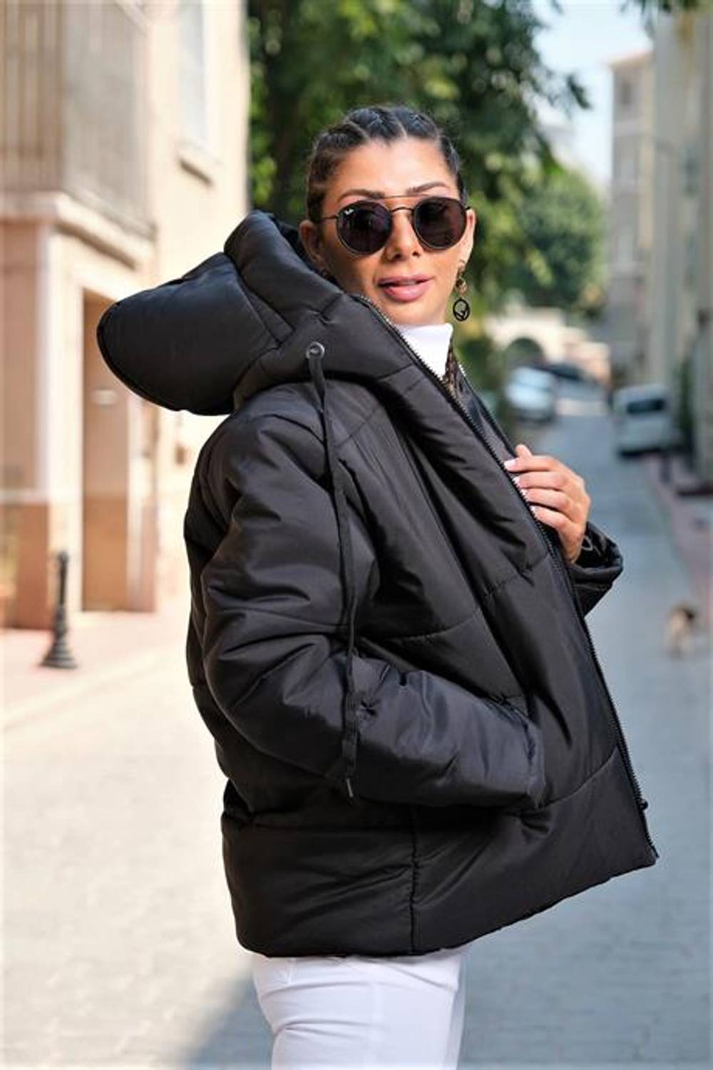 Мужской черный водонепроницаемый утепленный пуховик с капюшоном, доступен в размерах 36, 38, 40, 42