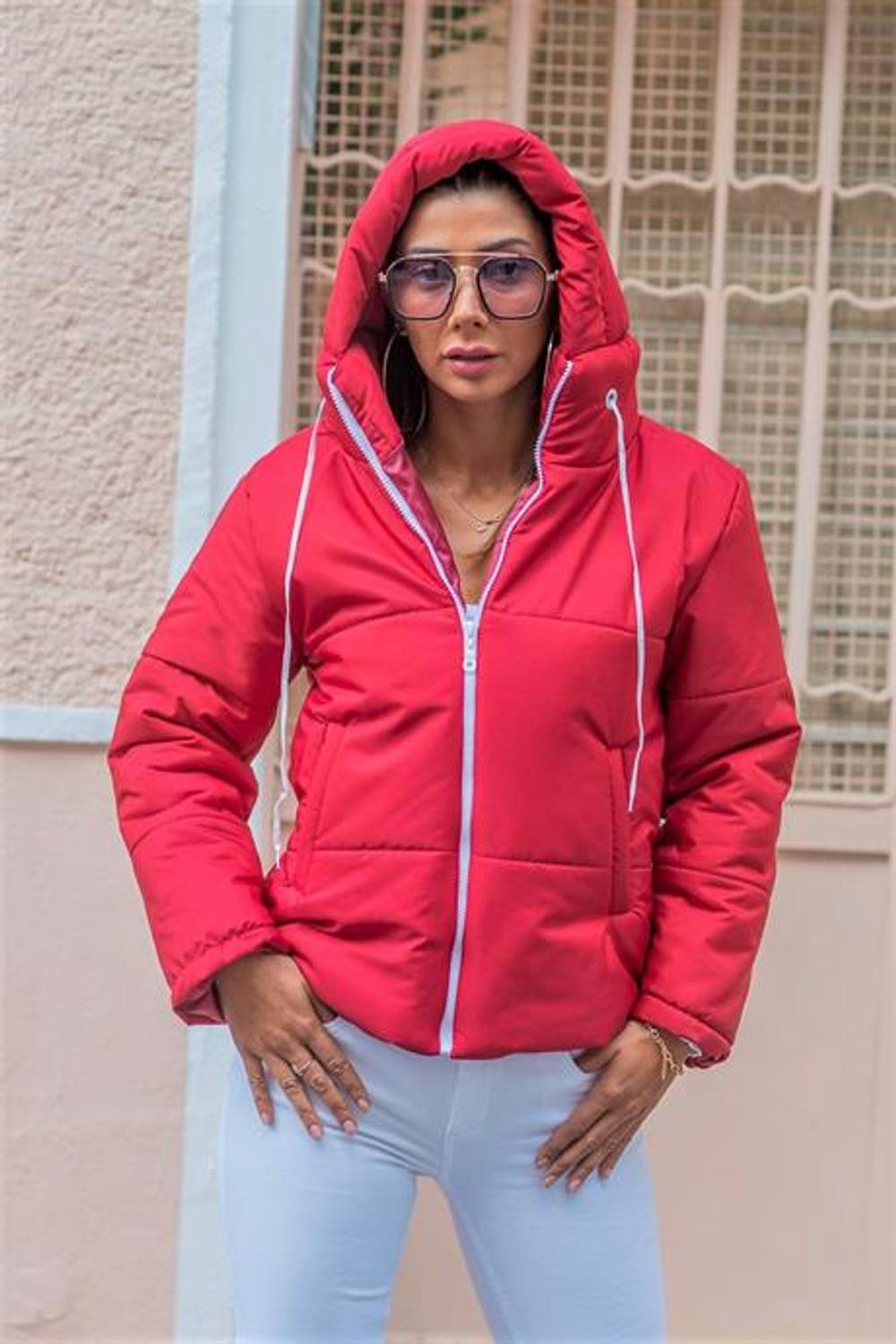 Маркано бордовый водоотталкивающий пуховик с капюшоном, размеры: 36, 38, 40, 42