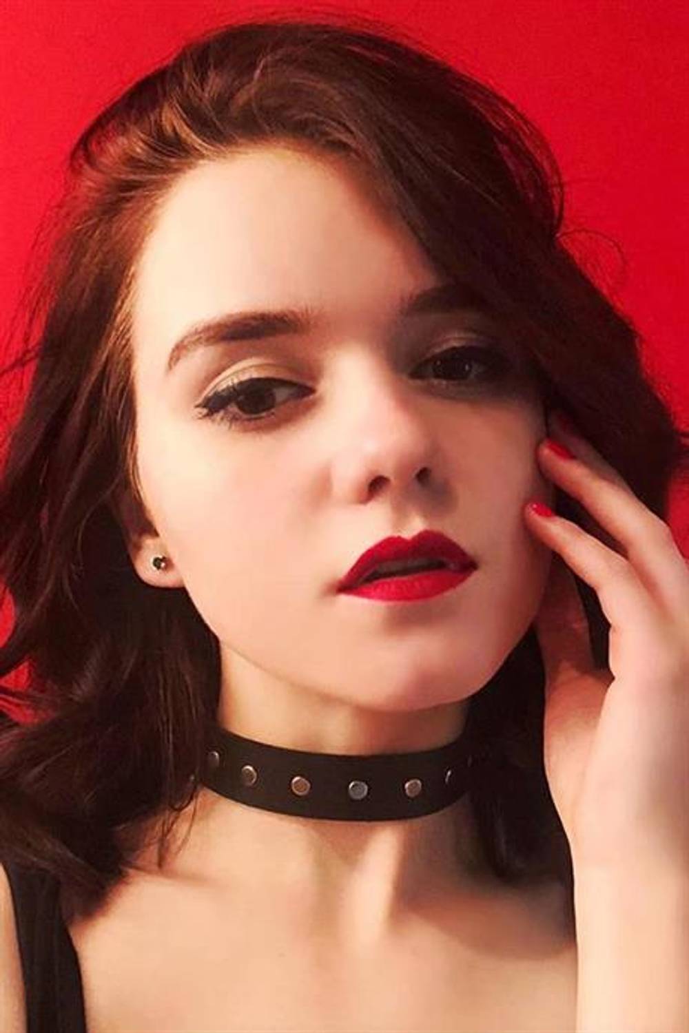 Аксесуар з натуральної шкіри Markano з зав'язкою на шиї, стандартний розмір, чорний колір